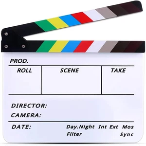 Film Film Video Clapboard Director'S Cut Action Szene Klappbrett, Filmthema - Bild 1 von 12
