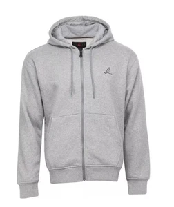 Nike Jordan Carbon Heather Essential Fleece Full-Zip Hoodie Men's Size 2XL NEW - Picture 1 of 6