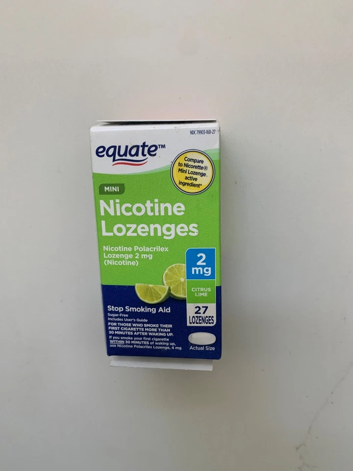 equate nicotibe lozenges 27