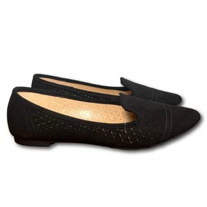 XOXO Vancy Black Fabric Womens 6 M Ballet Flats Shoe NEW - Picture 1 of 12