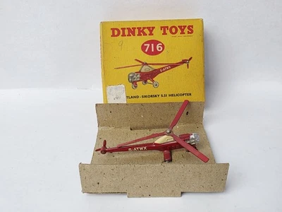 HELICÓPTERO DINKY TOYS 716 WESTLAND SIKORSKY S.51 SIN USAR EN CAJA LIMPIA ¡MUY BONITO!! Foto 1 de 4