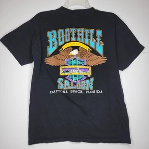 Camisa De Colección 1991 Boothill Sedán Daytona Beach Motocicleta Manga Corta - L- EE. UU. - Imagen 1 de 3