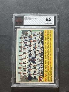 1956 Topps Chicago Cubs Dated '1955' 11 BVG 6.5 Centered M4 - Bild 1 von 2
