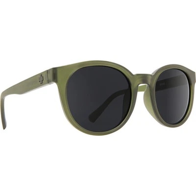 Authentic SPY Hi-Fi Matte Translucent Olive w/Gray Lens Round Sunglasses - Image 1 of 4