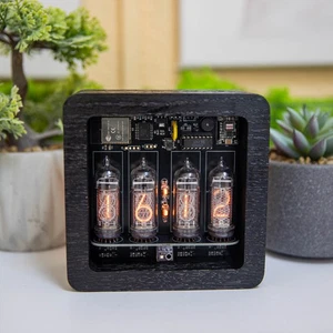 Nixie Röhrenuhr Pulsar IN-14 oder IN8-2 oder Z573m 4 Röhren - Bild 1 von 12