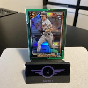 2024 Bowman Chrome - Heston Kjerstad #44 Orioles Green Refractor /99 (RC) - Bild 1 von 2
