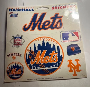 Vintage Major League Baseball NY Mets Collector's Series Aufkleber NEU - Bild 1 von 2