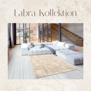 Moderner Teppich Wohnzimmer Kurzflor – Geometrisch  Beige – Verschiedene Muster - Bild 1 von 34