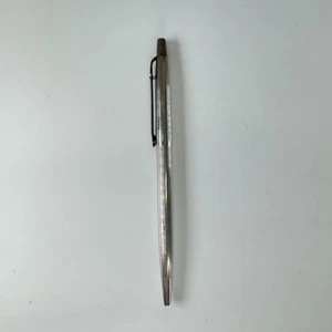 VTG SWISS CARAN D'ACHE SILVER BALLPOINT PEN MAAG WORKING - Picture 1 of 8