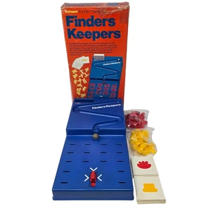 Gioco Finders Keepers -Schaper vintage 1977 - metallo marmo - set completo - - Foto 1 di 10