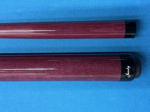 JACOBY CUSTOM CUE 12.5MM 29" PURPLE HEART SHAFT PURPLE HEART BUTT RADIAL PIN - Picture 1 of 5