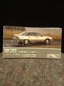 1986 Ford Taurus Owners Manual Original OEM User Instruction Guide Book - Bild 1 von 1