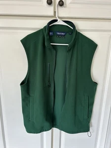 Men’s Polo Green Vest Large Great Condition Free Shipping - Picture 1 of 3