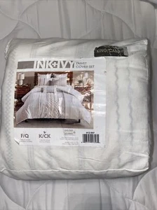 INK + IVY 100 % Baumwolle Bettdecke, Bettbezug Bettwäsche Set, King/Cal King, 3 Stück💙 - Bild 1 von 5