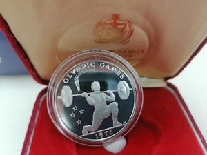 Willie : 1976 Western Samoa Silver Olympia Montreal - Picture 1 of 2