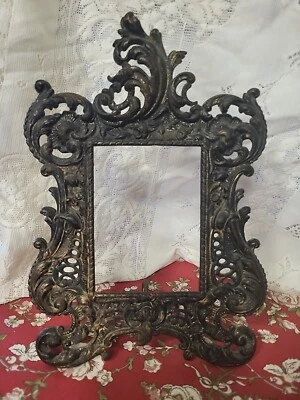 Antiguo marco independiente francés estilo rococó victoriano. Foto 1 de 4