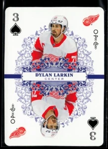 2022-23 O-Pee-Chee Playing Cards Dylan Larkin #3SPADES - Picture 1 of 2