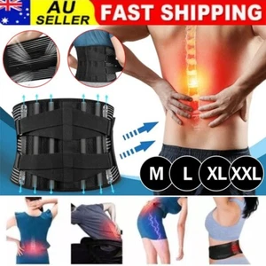 Lumbar Lower Back Support Brace Pain Relief Posture Orthosis Waist Belt Therapy - Picture 1 of 25