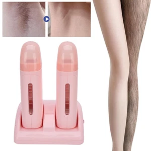 Depilatory Roll On Wax Waxing Heater Roller Body Hair Removal Salon Massage Tool - Picture 1 of 35