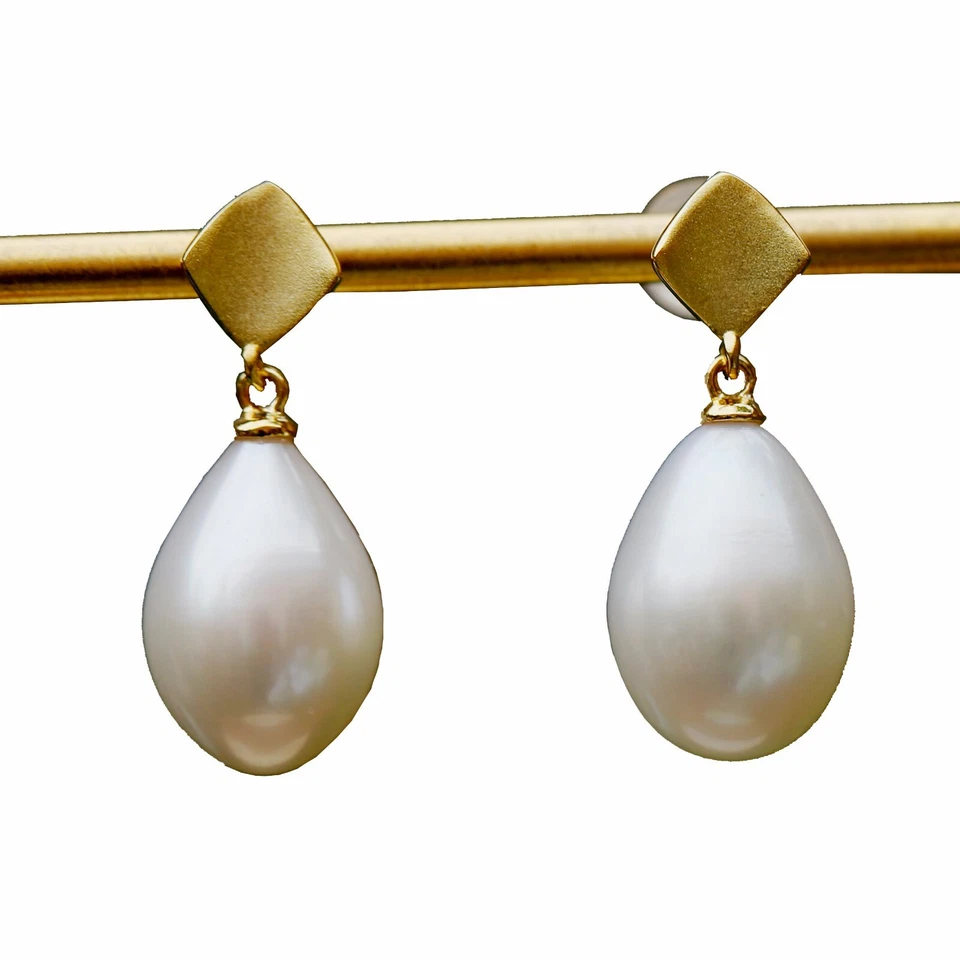 6-6.5mm Akoya seawater white Pearl Sterling silver S925 earring stud E376