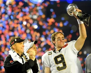 8x10 Photo DREW BREES New Orleans Saints NFL Pro Super Bowl MVP HOF QB - Picture 1 of 1