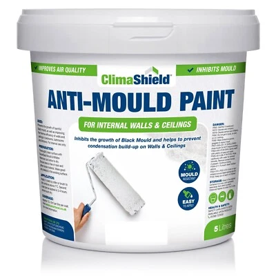 SmartSeal Anti Mould Paint Walls Ceiling Bath Shower & Bedrooms Protects 5 Years - Image 1 of 4