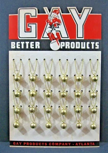 Vintage Basketball 5/8 in (24) Gold Plated Charms Gay Store Display Unsold Stock - Picture 1 of 1