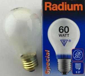 Radium 60W 42 Volt ES / E27 60 Watt NIEDERVOLT 42V Rough Service Pearl - Bild 1 von 5