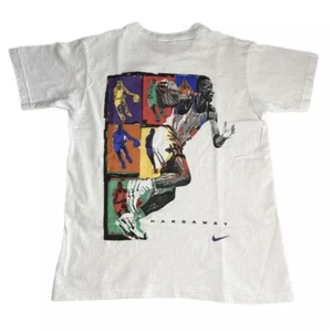 Vintage 90s Nike Penny Hardaway Colorful Art Abstract Tee Shirt Mens Small USA - Bild 1 von 6