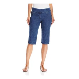 Ruby Rd Key Items Pull-on Extra Stretch Denim Clamdigger - Picture 1 of 2
