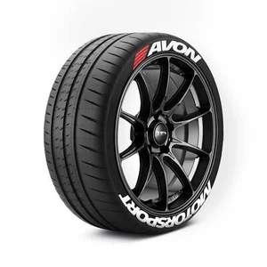 AVON Motorsport Tyre Stickers - High Quality Tyre Lettering | Made in the UK - Picture 1 of 1