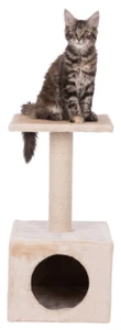 Trixie Cat Kitten Cave Zamora Scratching Post Plush cover 60cm High jute Post - Picture 1 of 2