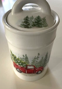 MAXCERA Rot LKW KANISTER KEKSDOSE NACH HAUSE BRINGEN WEIHNACHTSBAUM Hütte EG! - Bild 1 von 7