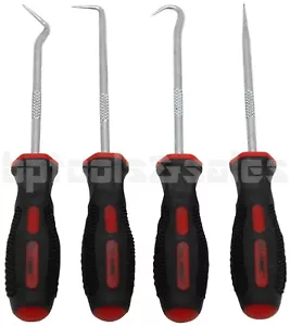 4pc Hook and Pick Tool Set Hose Pick and Cotter Pin Puller for Hoses O-Rings - Picture 1 of 3