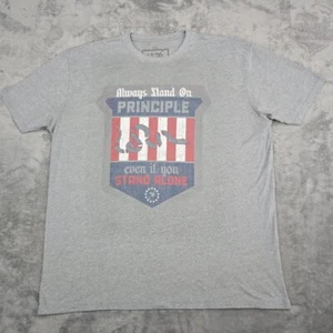 1776 United T Shirt Mens XXL Gray "Always Stand On Principle" Printed In USA - Picture 1 of 12