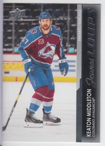 Upper Deck 2021-22 variante francese Young Guns RC Keaton Middleton #211 - Foto 1 di 1