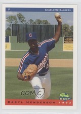 1993 Classic Best Charlotte Rangers Daryl Henderson #14 Rookie RC