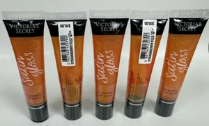 Victoria's Secret Satin Gloss Flavoured Lip Shine - STRAWBERRY FIZZ PACK OF 5 - Picture 1 of 2