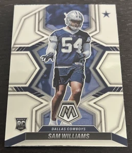 2022 Panini Mosaic - Sam Williams - #392 - Dallas Cowboys - RC (B8) - Picture 1 of 2