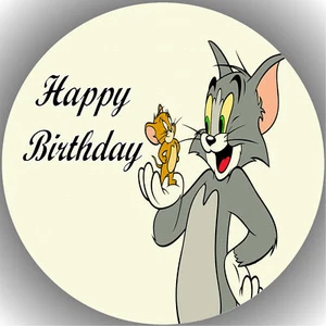 Tortenaufleger Geburtstag Party Tortenbild Fondant - Oblate Tom & Jerry P12 - Bild 1 von 1