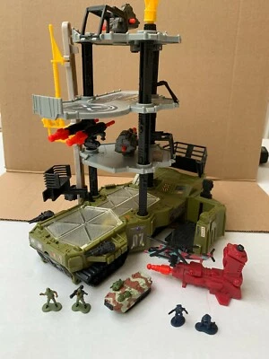 Military Micromachines mobile Assault base G.I. joe 1999 Galoob complete - Image 1 of 4