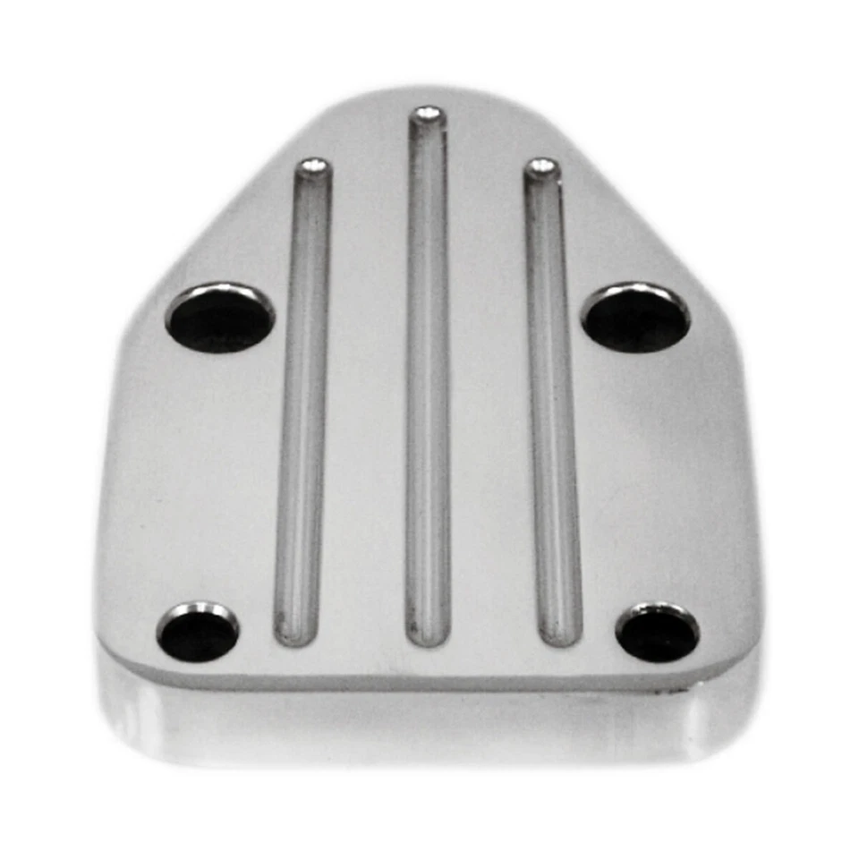 Para Chevy bloco pequeno SB bloco pequeno bomba de combustível de alumínio bloco fora da placa polida - Imagem 1 de 1