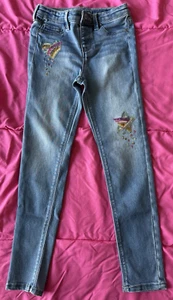 Girl’s Sonoma  Jeggings Heart and Star Sequins Size 8 - Picture 1 of 5