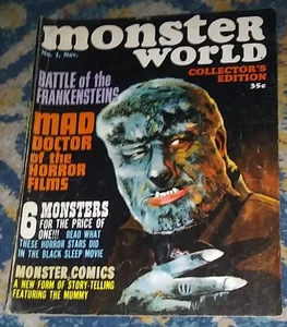 MONSTER WORLD No. 1 Nov. 1964 (COLLECTOR'S EDITION) The Mummy-art by Wally Wood - Picture 1 of 4