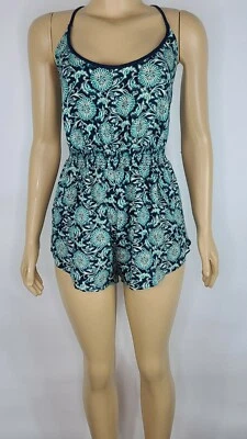 Mameluco floral azul súper lindo Ecoté Urban Outfitters nuevo con etiquetas $59 talla M Foto 1 de 4