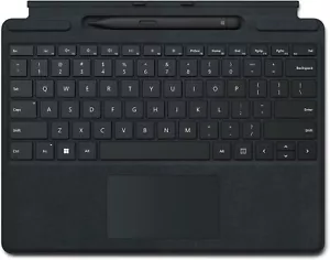 Microsoft Keyboard QWERTY Wireless Surface Pro X/8 /9 Signature + Pen - Black - Picture 1 of 9