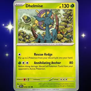 Dhelmise - Common - Pokemon TCG Surging Sparks #010/191 - Picture 1 of 3