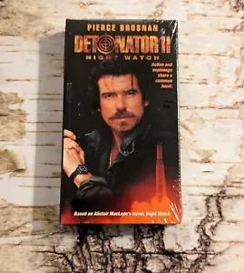 Detonator II (2) Night Watch (1995 VHS) Rare Pierce Brosnan - Sealed Watermark - Imagen 1 de 4