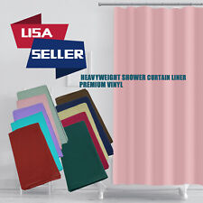 70 x 72" Heavy Duty Shower Curtain Liner Vinyl Clear Odorless & Mildew Resistant