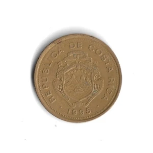 1995 Costa Rica 100 Colones World Coin - Mintage 15,000,000 - KM# 230 - Picture 1 of 2